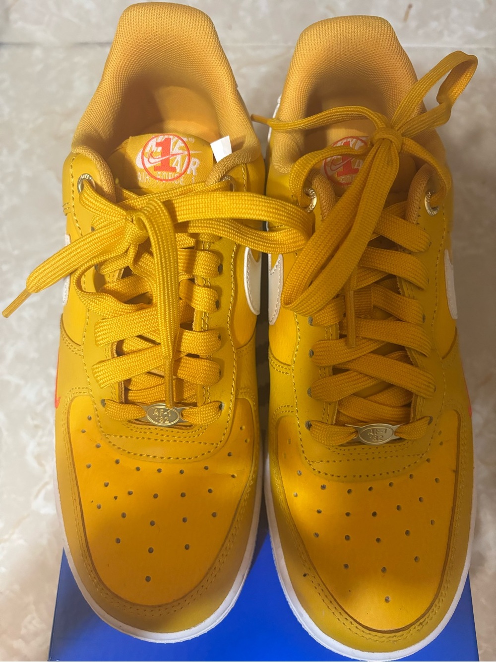 Nike Yellow Low-Top Sneakers